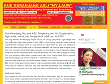 Tablet Screenshot of kuekeranjang.org